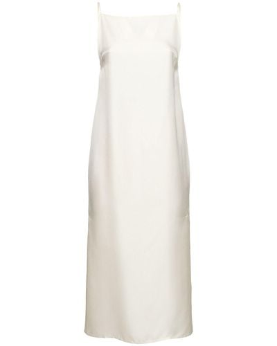 Loulou Studio Sulum Silk Midi Dress - White