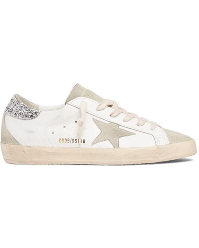 Golden Goose 20mm Super-star Leather Sneakers - White