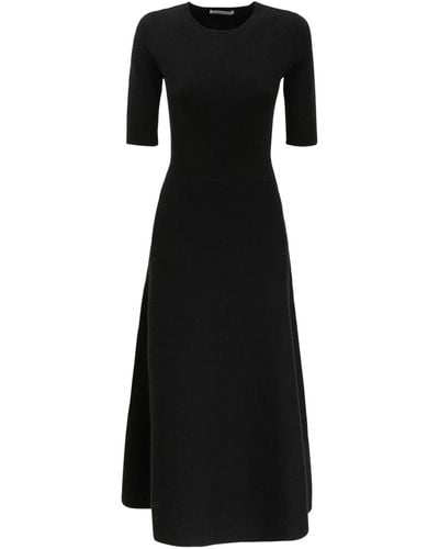 Gabriela Hearst Seymore Wool & Cashmere Knit Midi Dress - Black