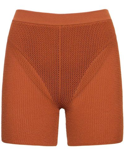 Live The Process Short taille haute en maille nyx - Orange