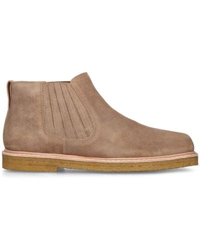 Needles Suede Chelsea Boots - Brown