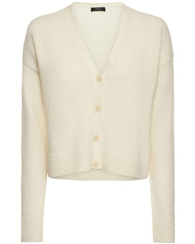 Theory Hanelee Wool & Cashmere Cardigan - Natural