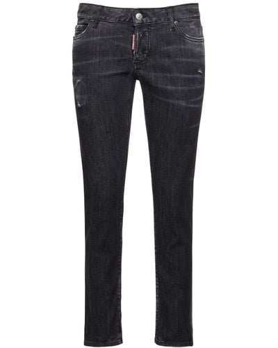 DSquared² Jeans skinny con cintura baja - Azul