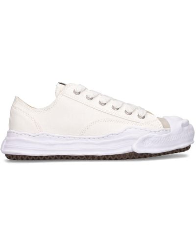Maison Mihara Yasuhiro Original Sole Toe Cap Sneakers - White