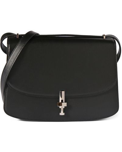 The Row Leather Sofia 10 Bag - Black