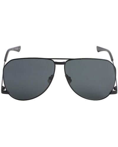 Saint Laurent Sl 690 Metal Sunglasses - Gray