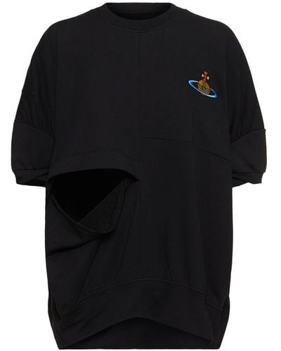 Vivienne Westwood Camiseta de algodón jersey - Negro
