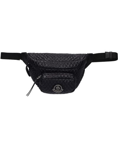 Moncler Felicie nylon laqué belt bag - Noir