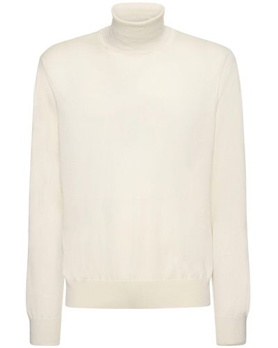 Dolce & Gabbana Suéter de cashmere y seda - Blanco