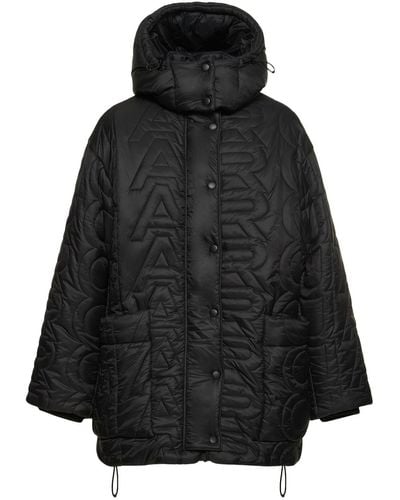 Marc Jacobs Monogram Quilted Down Jacket - Black