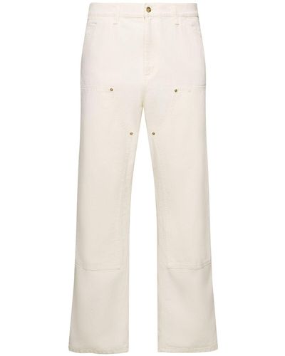 Carhartt Double-knee Relaxed Straight Fit Pants - White