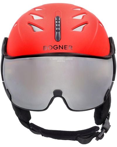 Bogner St. Moritz Ski Helmet W/ Visor - Gray