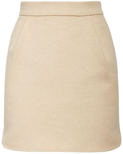 Max Mara Bobbio Camel Mini Skirt - Brown