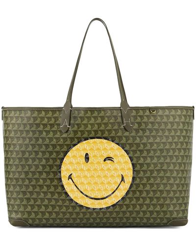 Anya Hindmarch I Am A Plastic Bag トートバッグ - メタリック