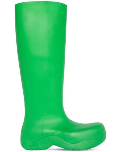 Bottega Veneta 55mm Puddle Rubber Tall Boots - Green