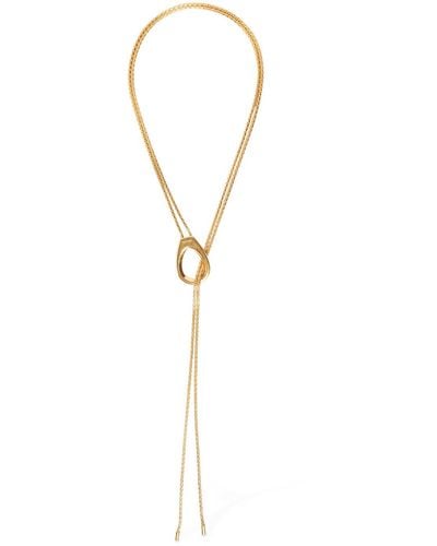 Tom Ford Collier long lariat - Blanc