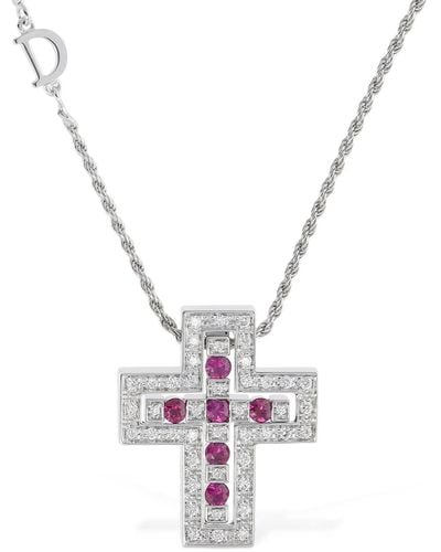 Damiani Belle Epoque Ruby & Diamond Necklace - Mettallic