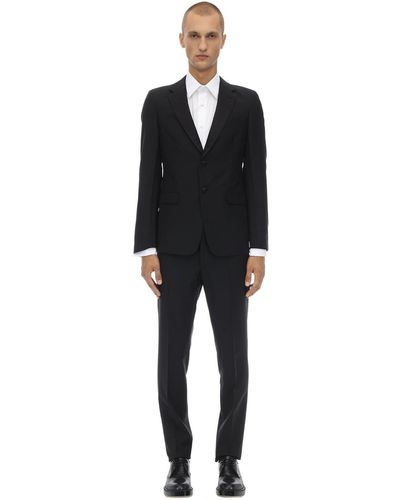 Prada Wool & Mohair Tuxedo Suit - Black