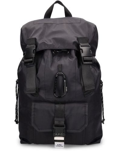 A.P.C. Nylon Backpack - Black