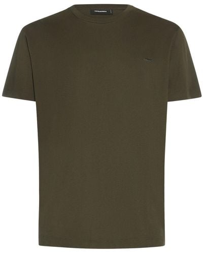 DSquared² コットンジャージーtシャツ - グリーン