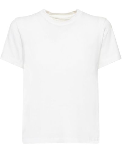 Khaite Emmylou コットンジャージーtシャツ - ホワイト