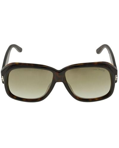 Tom Ford Eckige Sonnenbrille Aus Acetat "lyle" - Mehrfarbig