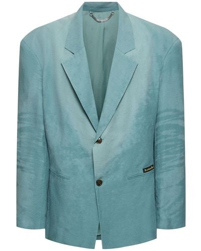 Martine Rose Single Breasted Jacket - Green