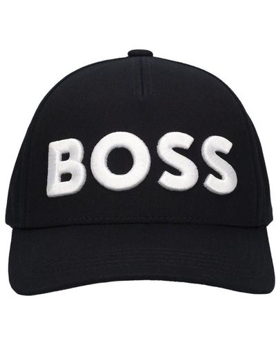 BOSS Sevile Cotton Hat - Black
