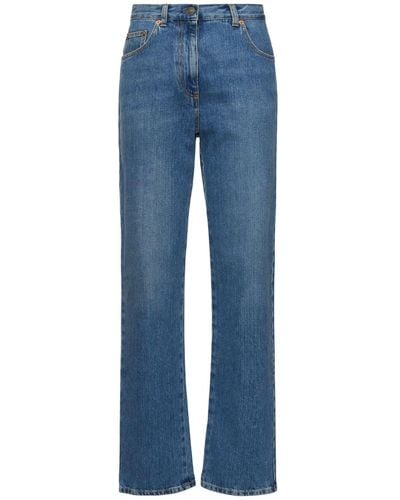 Gucci Denim Eco Bleached Straight Jeans - Blue