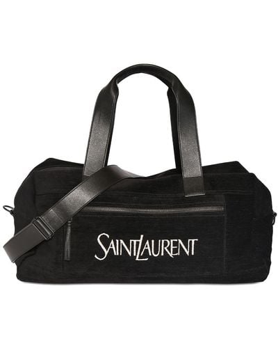 Saint Laurent Sac duffle en cuir - Noir