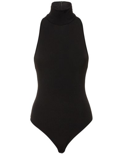 ANDAMANE Norah Sleeveless Bodysuit - Black