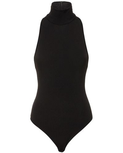 ANDAMANE Norah Sleeveless Bodysuit - Black