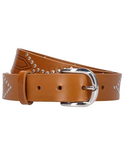 Telma embellished leather belt