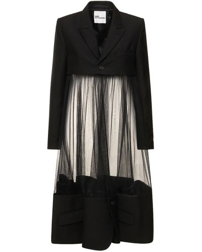 Black Noir Kei Ninomiya Coats for Women | Lyst