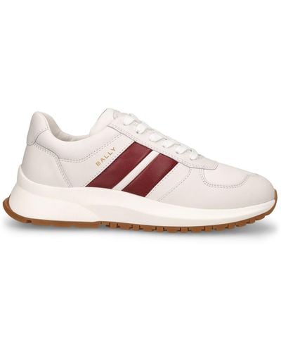 Bally Darsyl Leather Trainers - Pink