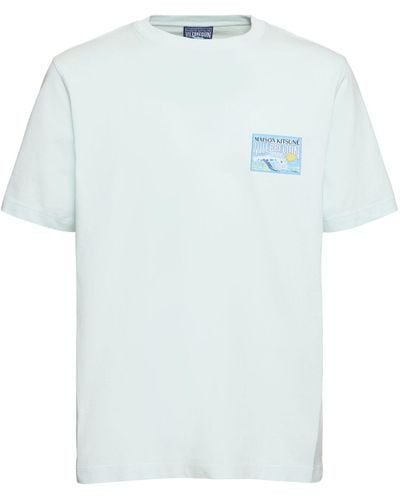 Vilebrequin T-shirt " X Maison Kitsuné" - Blau