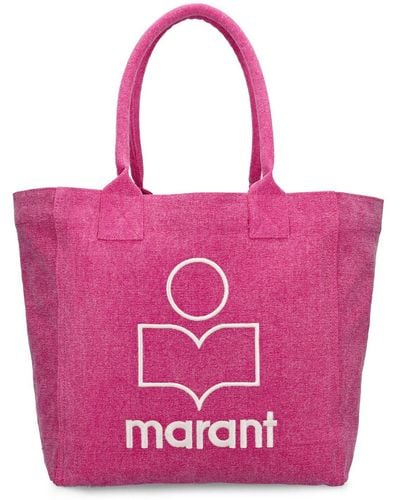 Isabel Marant Small Yenky Canvas Tote Bag - Pink