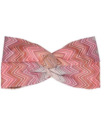Missoni Knit Headband - Pink