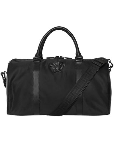 Versace Medusa Nylon Duffle Bag - Black