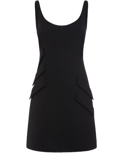 Versace Kleid Aus Wollmischung - Schwarz