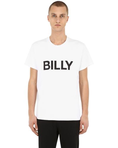 Billy Classic Logo Cotton Jersey T-shirt - White