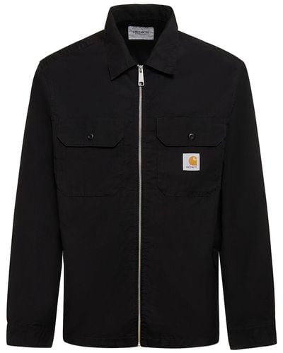 Carhartt Craft Long Sleeve Zip Shirt - Black