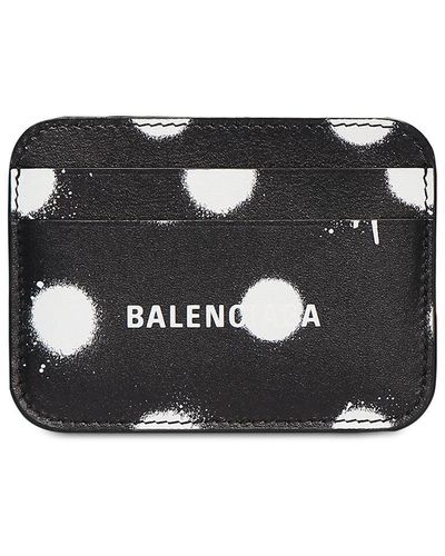 Balenciaga レザーカードホルダー - ブラック
