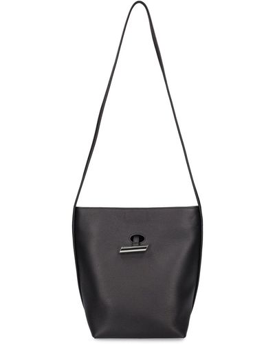 Little Liffner Penne Leather Bucket Bag - Black