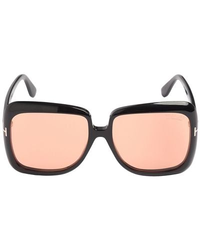 Tom Ford Lorelai Squared Sunglasses - Black