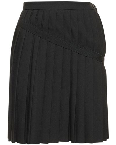 MM6 by Maison Martin Margiela Skirts > short skirts - Noir