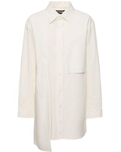 Y-3 Hemd Aus Baumwollmischung - Weiß