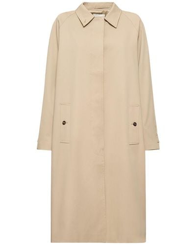 Anine Bing Randy Cotton Trench Coat - Natural