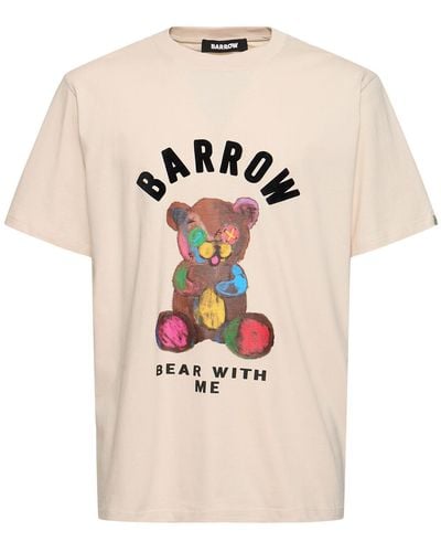 Barrow Bear With Me Tシャツ - ナチュラル