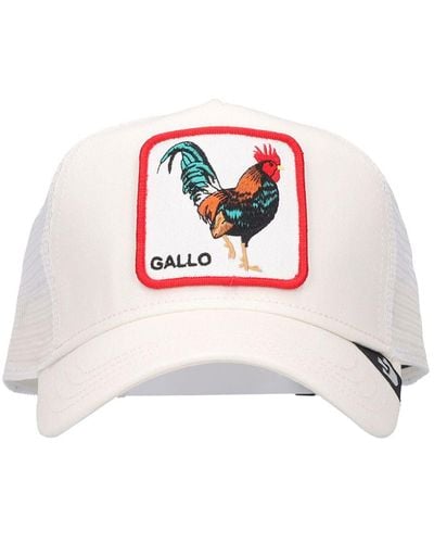Goorin Bros Cappello Trucker El Gallo Con Patch - Bianco